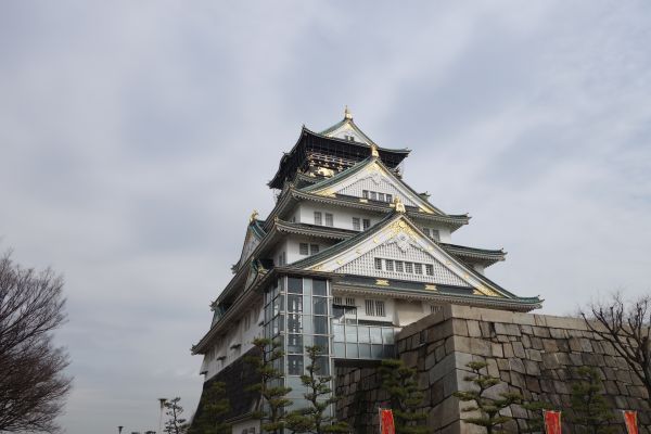 大阪城,四天王寺,天王寺動物園,通天閣,聖瑪利亞號,天保山大觀覧車